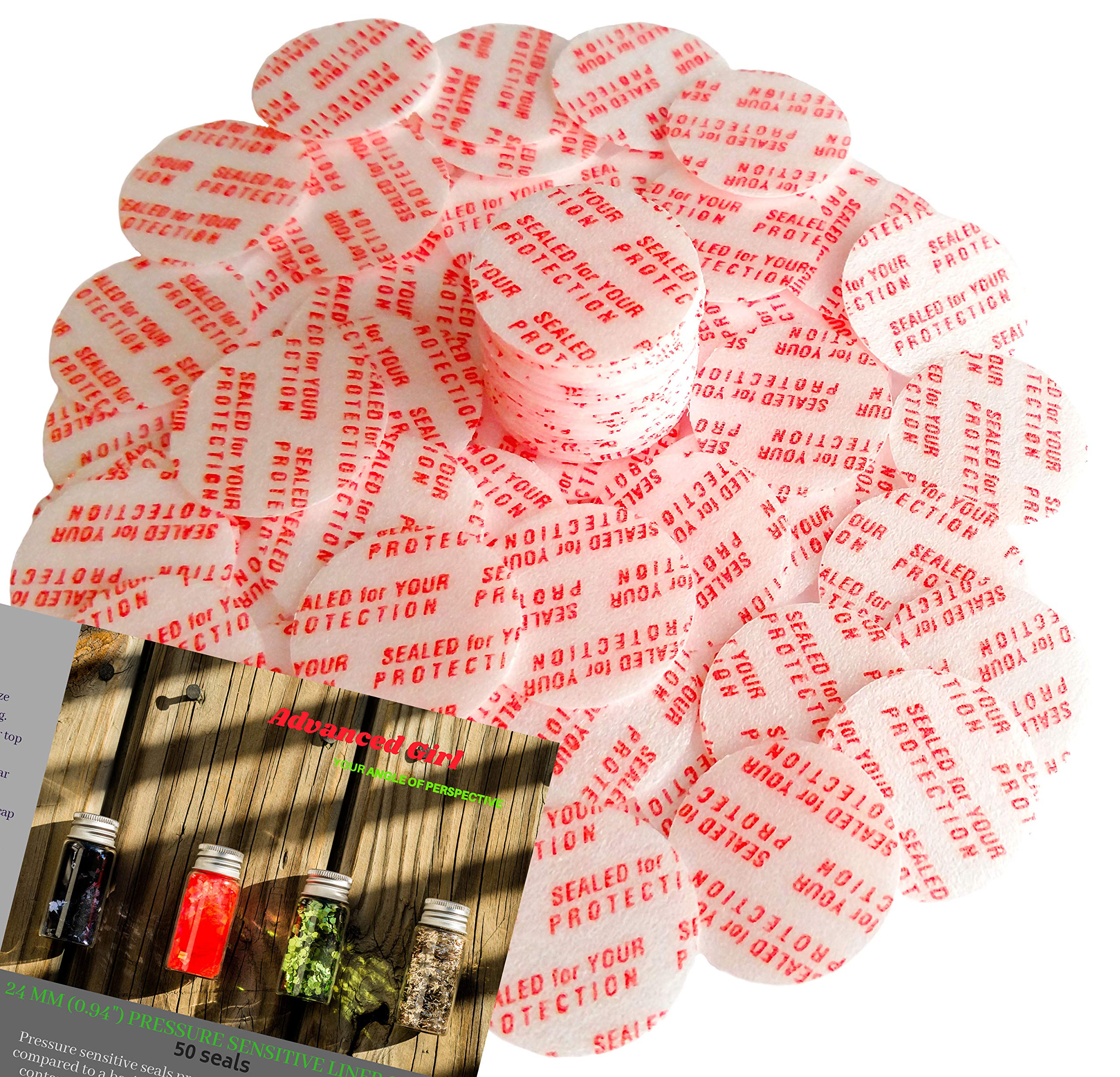Amazon.com: Torque Activated Pressure Sensitive Seals Cap Liners